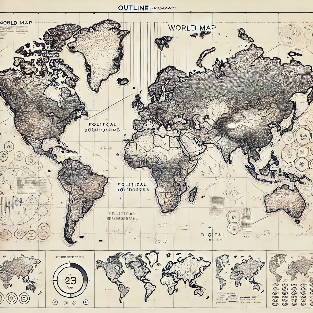 outline:lc3bqxoecqc= world map A Complete Guide to World Maps and Their ...