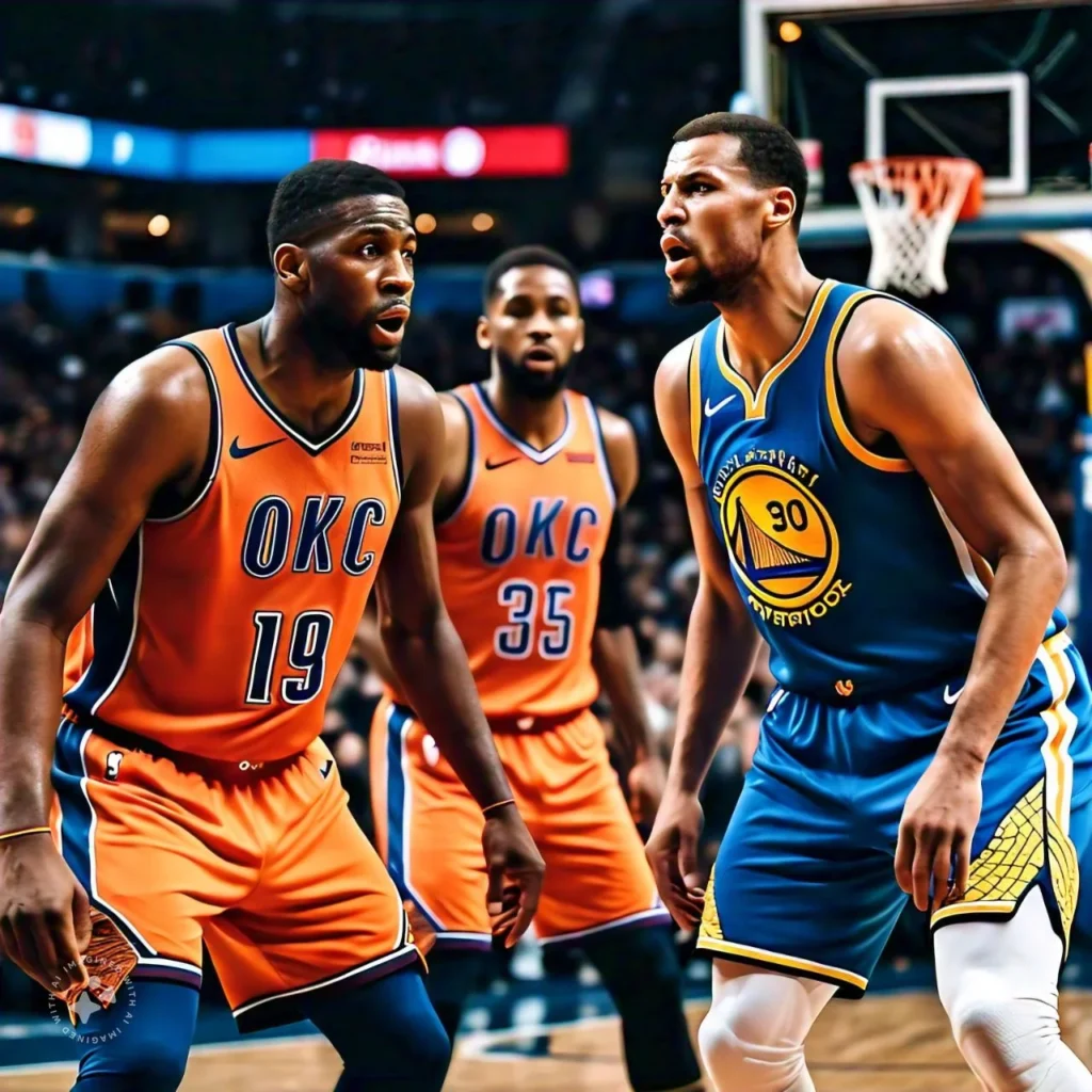 okc thunder vs golden state warriors match player stats