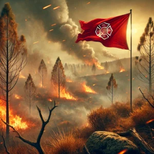 alerta de bandera roja (clima propicio para incendios)