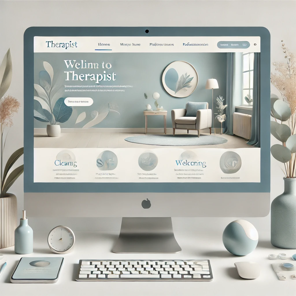 professional web design for therapists