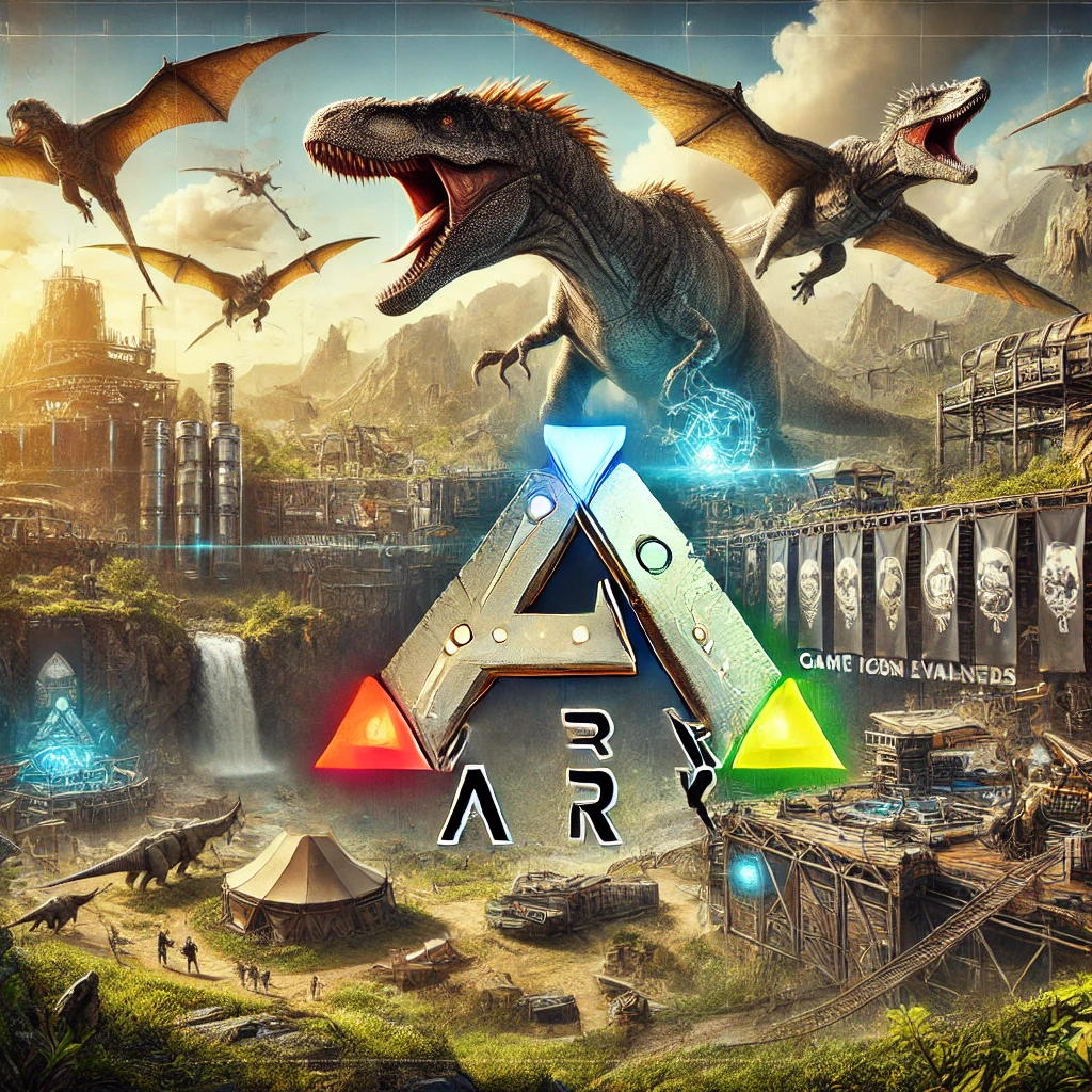 ark: survival evolved (2017) game icons banners